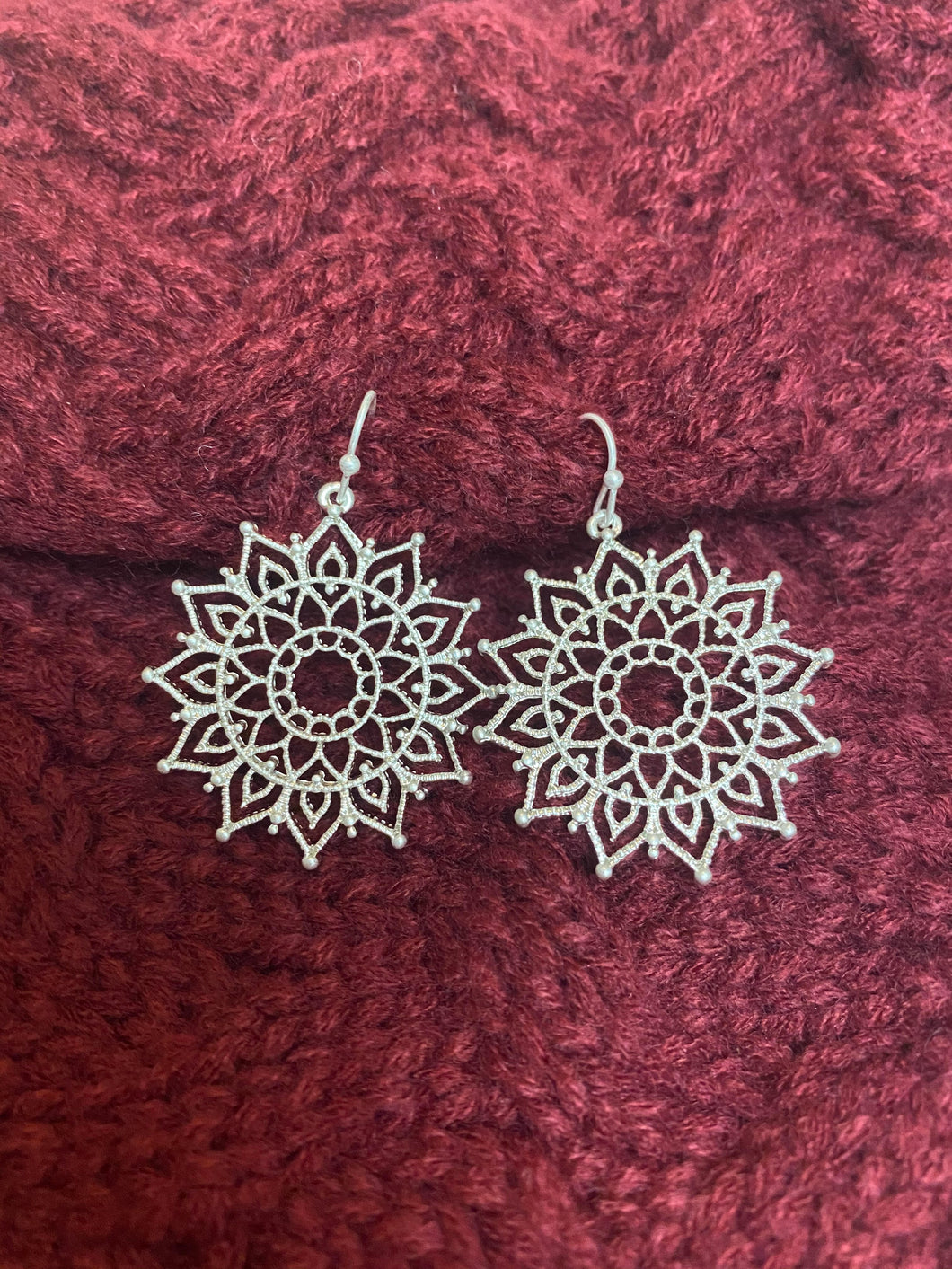 Sunburst Mandala Earrings